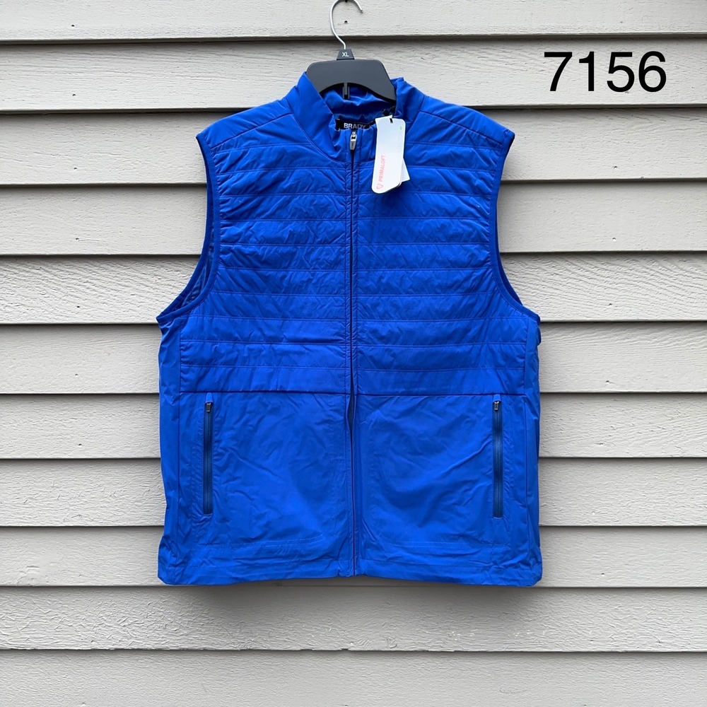 Brady Weekender Vest Mens Large XL Blue Puffer Jacket PrimaLoft Lightweight